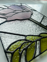Load image into Gallery viewer, Purple Poppy Stained Glass