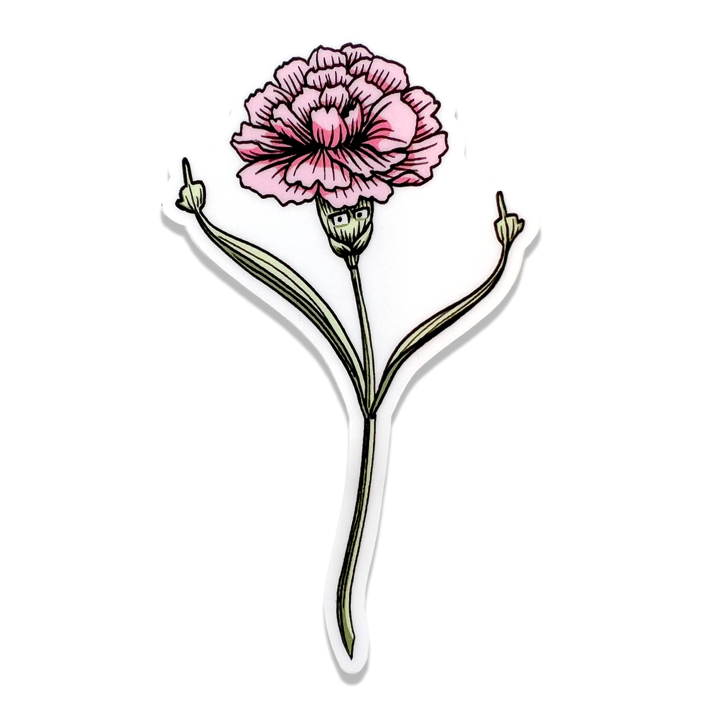 Fuckin Carnation Vinyl Sticker