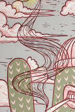 Load image into Gallery viewer, Desert Punk Woodcut Print