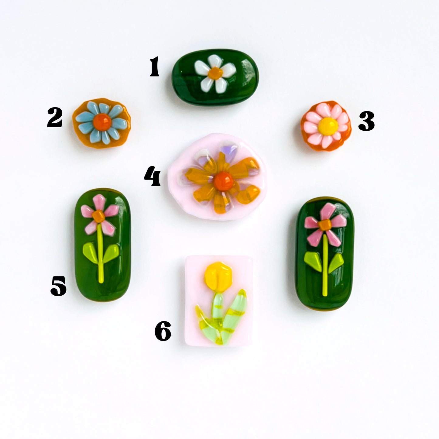 The Outcast Floral Magnets