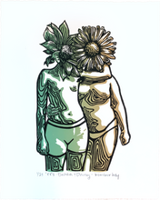 Load image into Gallery viewer, Dahlia and Daisy - Floral Figure 8