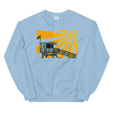 Load image into Gallery viewer, Beach Trash Lifeguard Stand Unisex Sweatshirt