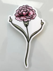 Fuckin Carnation Sticker