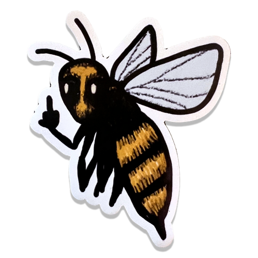 Bichard the Bee magnet cute character art refrigerator locker decor
