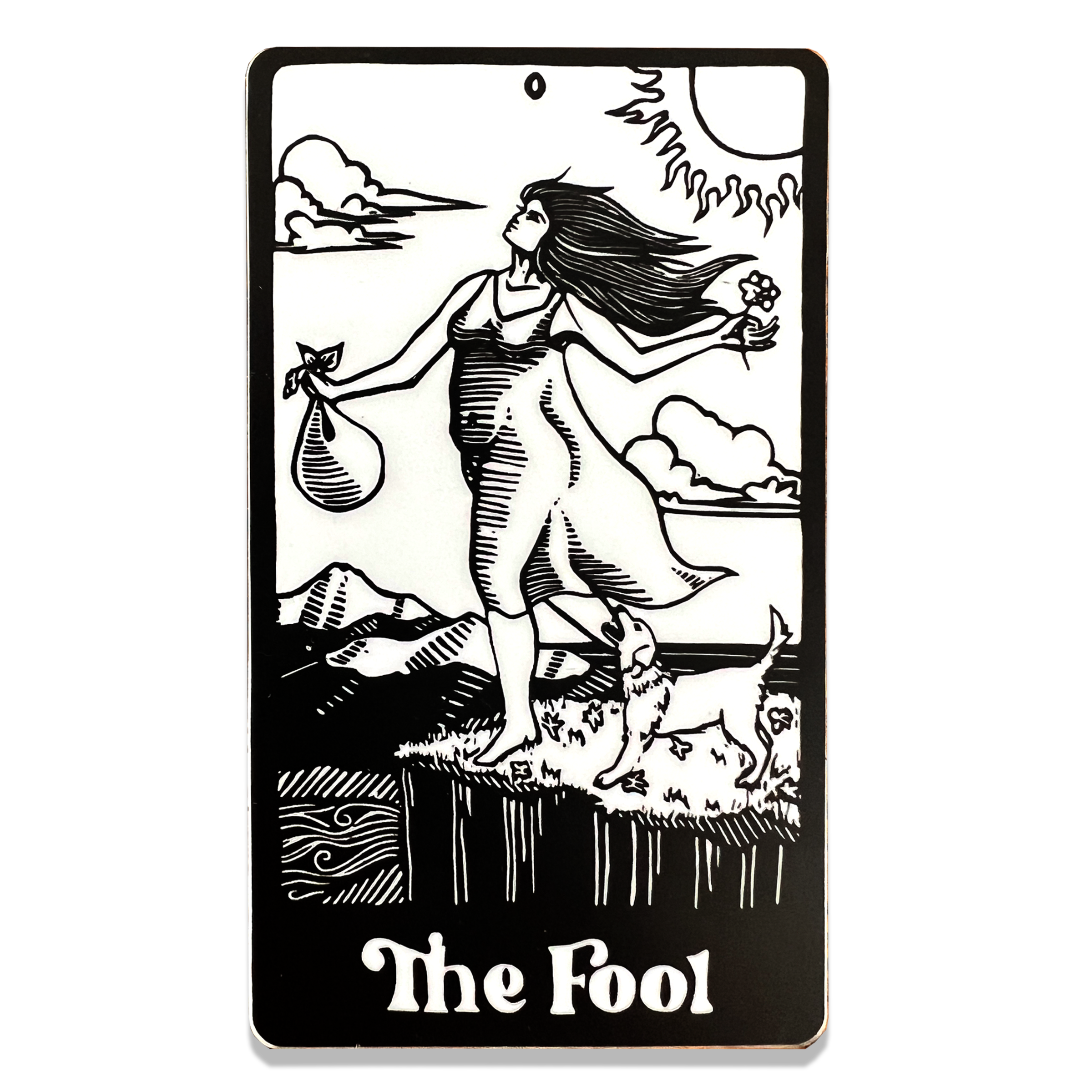 Fool Tarot Sticker | Witchy Vinyl Art — Kimber Key