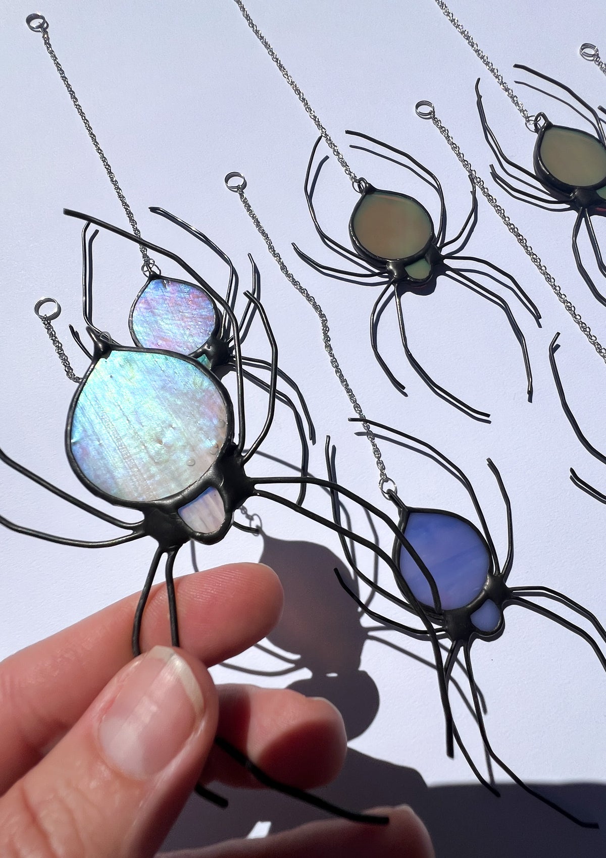 Spider Stained Glass Suncatchers