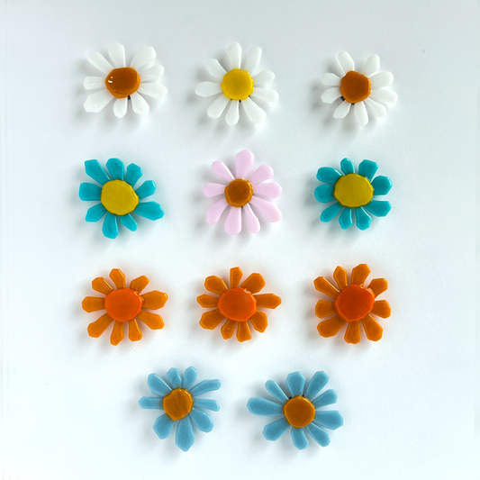Big Daisy Glass Magnets