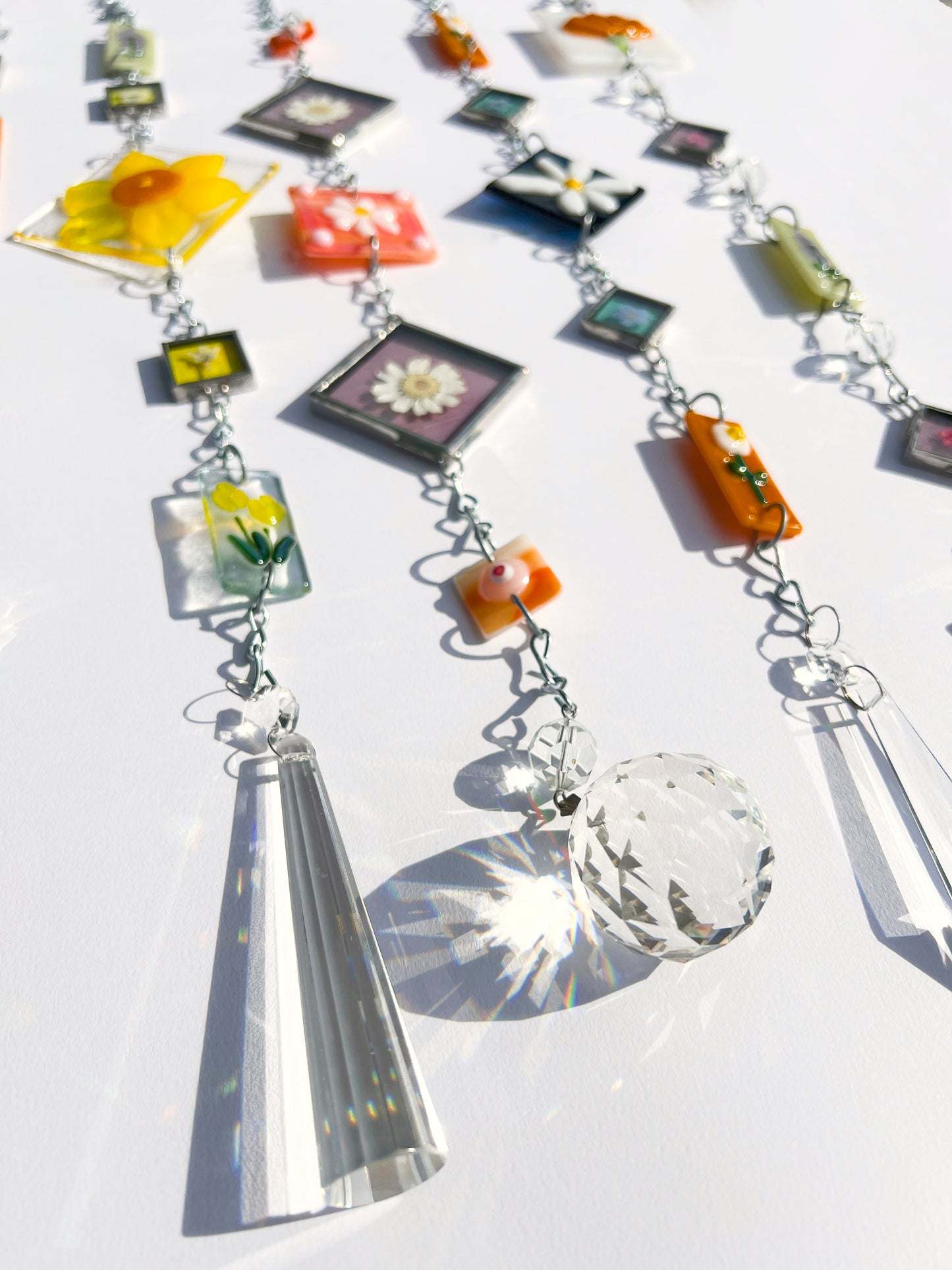 Floral Chain GLOW UP Suncatchers
