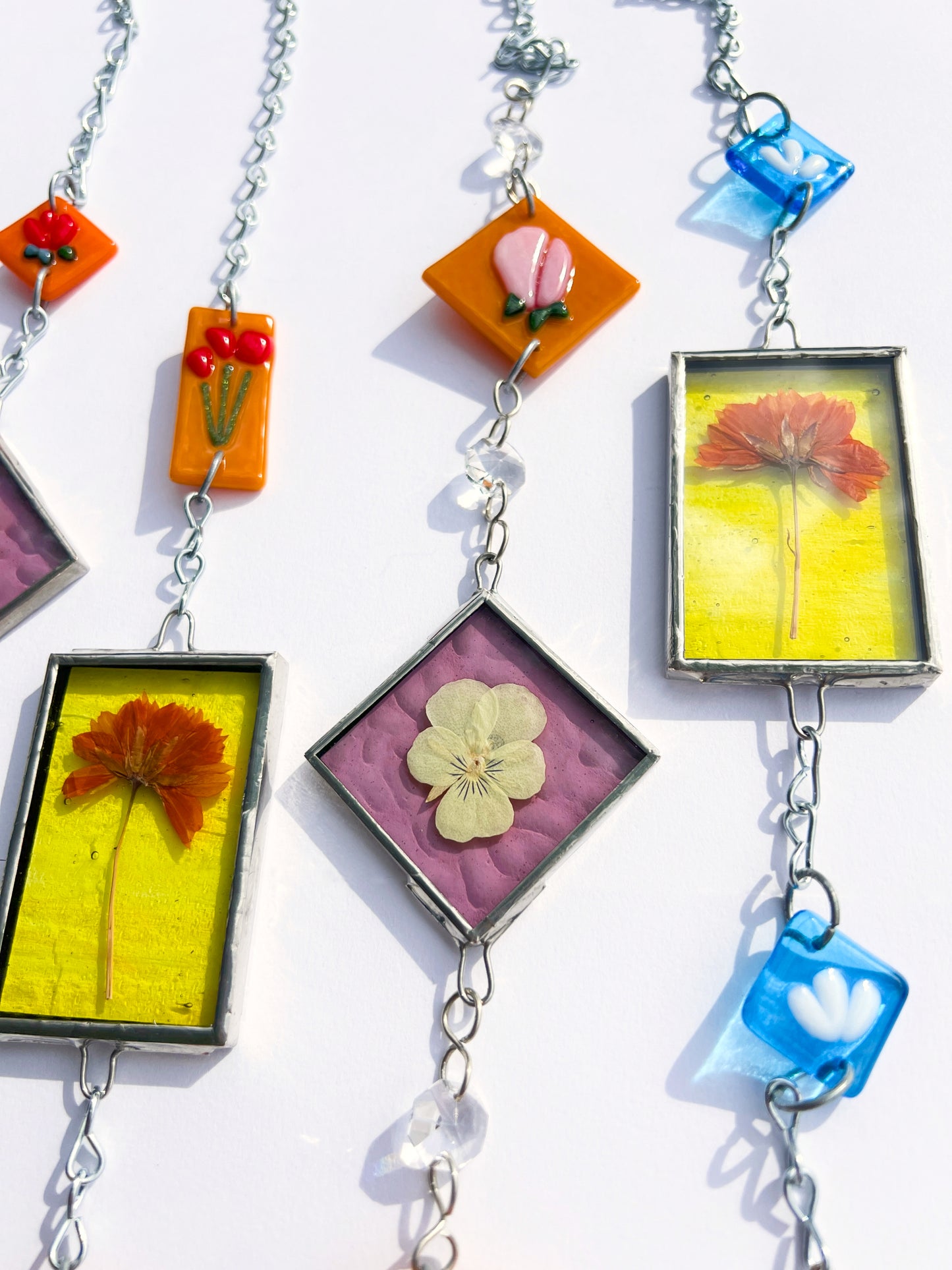 Floral Chain GLOW UP Suncatchers