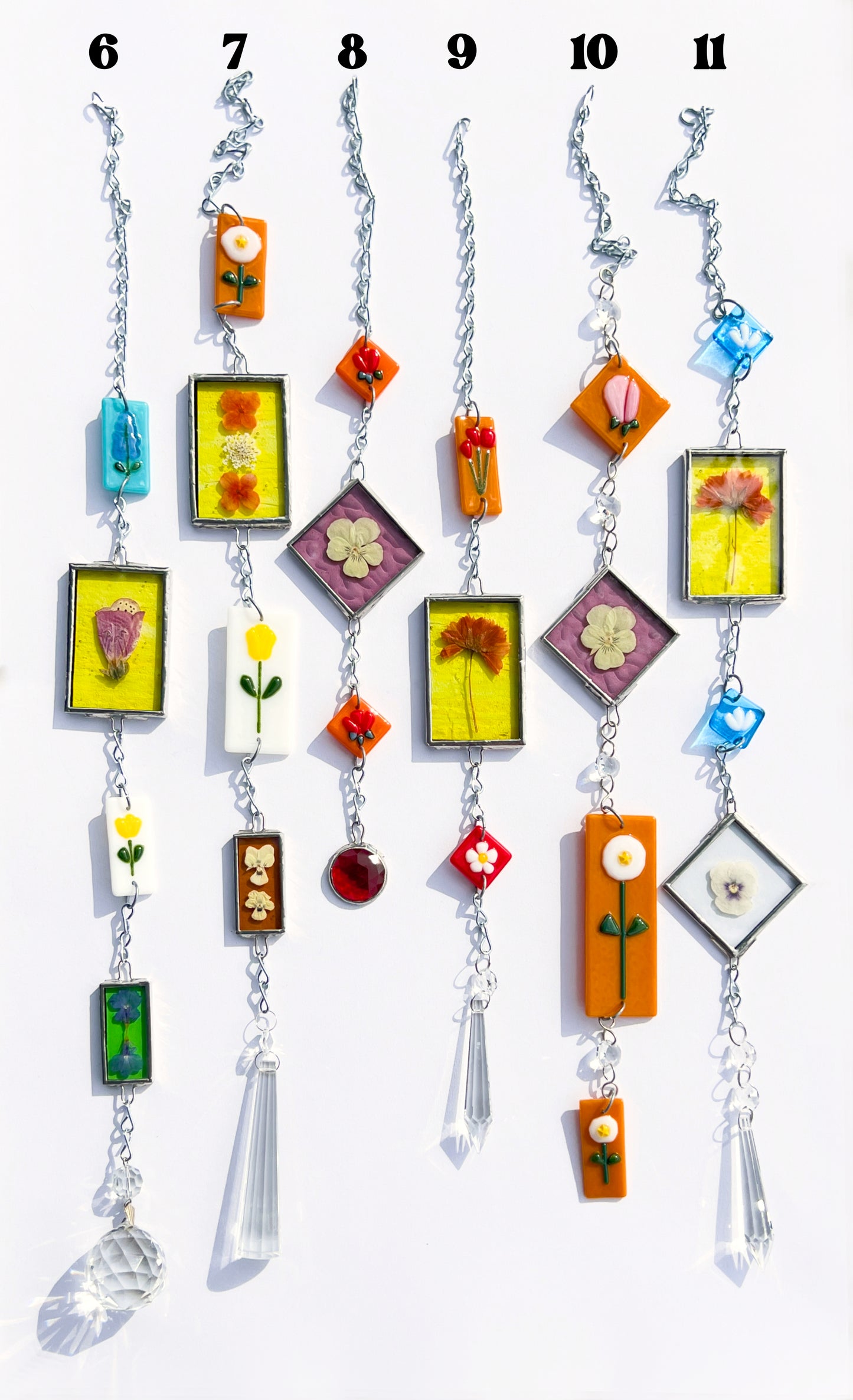 Floral Chain GLOW UP Suncatchers