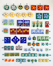 Load image into Gallery viewer, Fused Glass Floral Magnets
