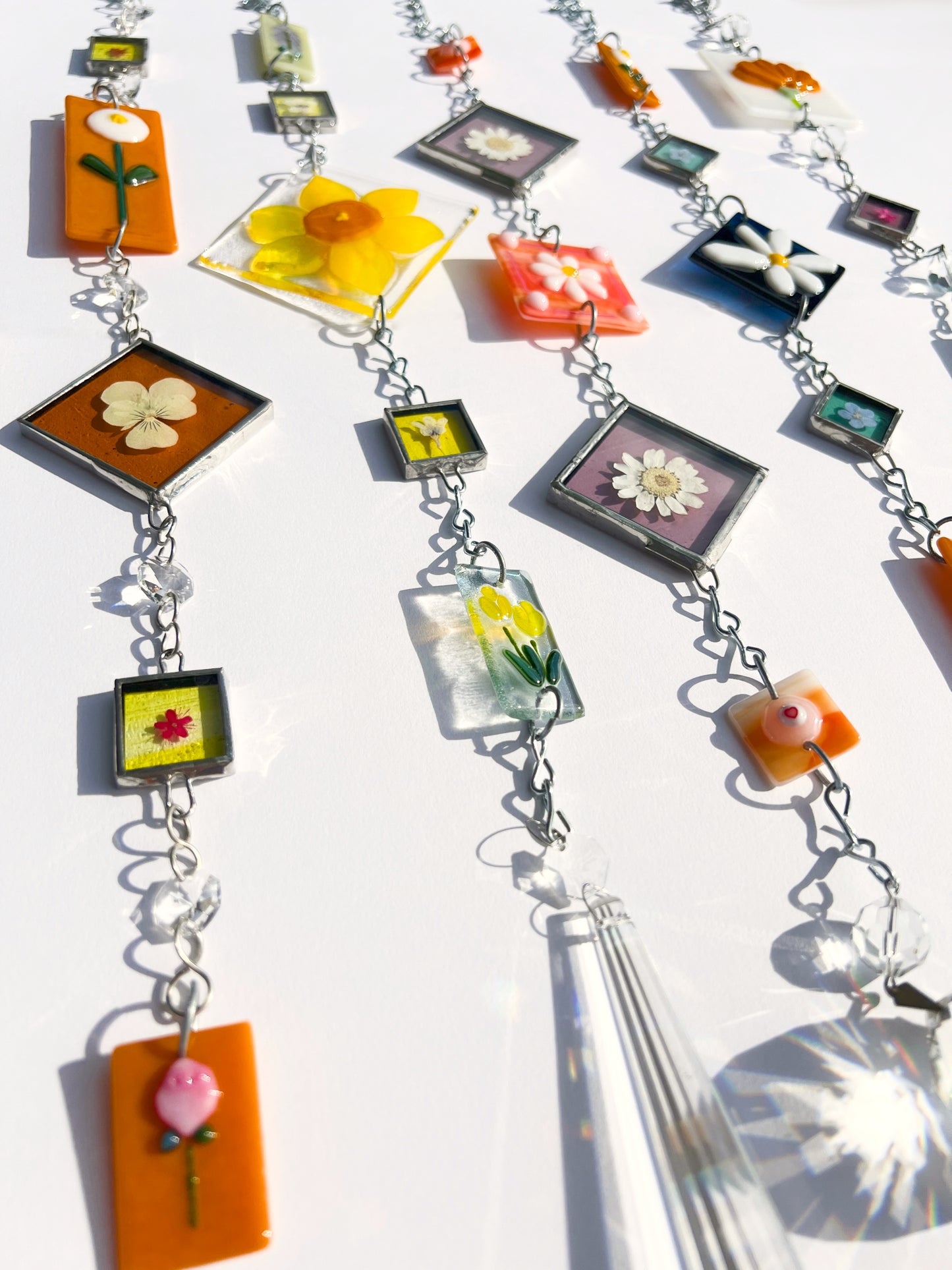 Floral Chain GLOW UP Suncatchers