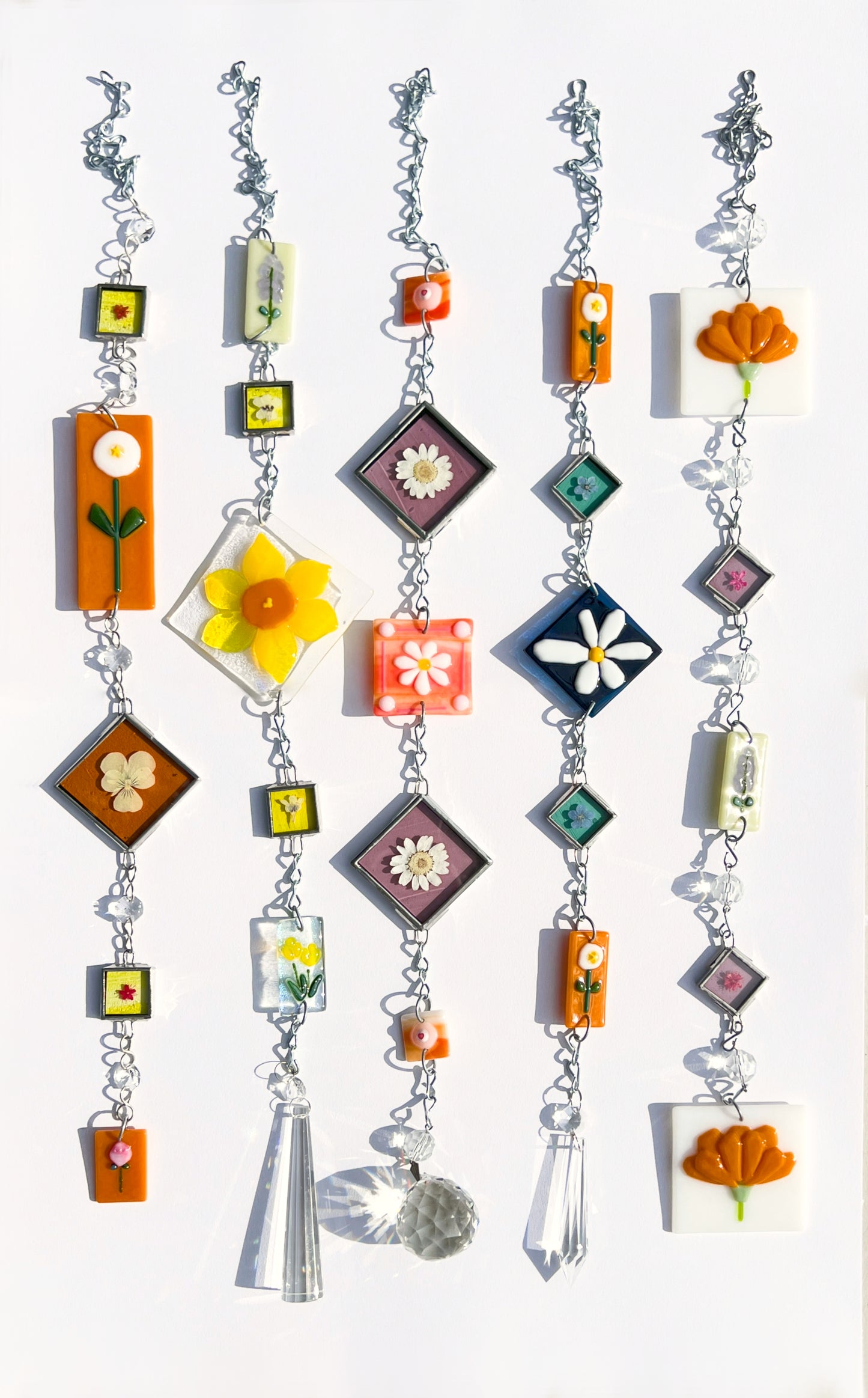 Floral Chain GLOW UP Suncatchers