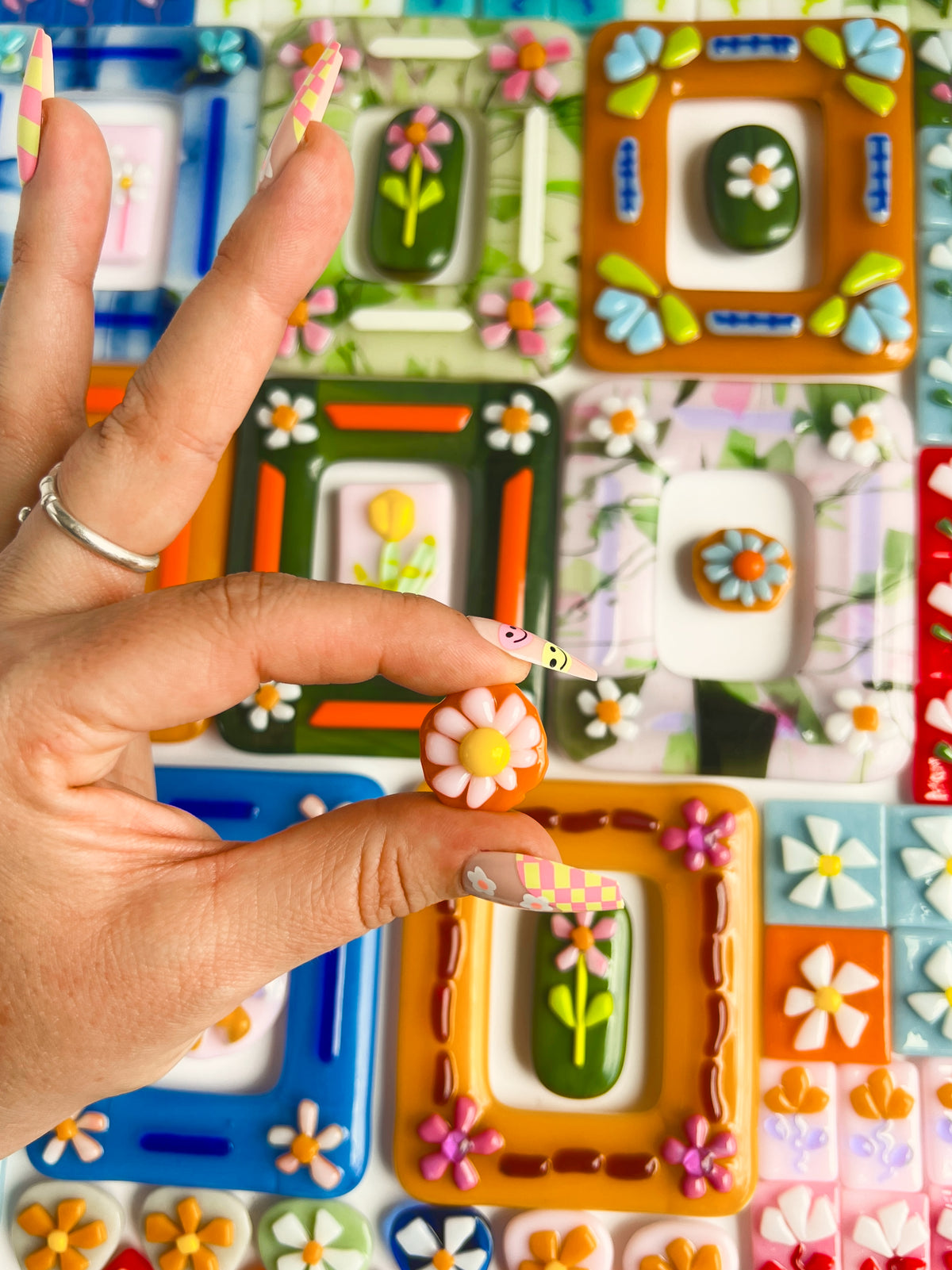 The Outcast Floral Magnets