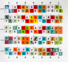 Load image into Gallery viewer, Fused Glass Swear Square Ornaments
