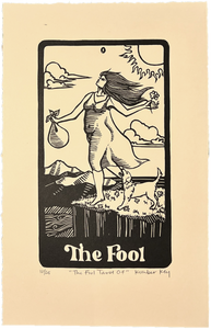 Fool Tarot Handmade Print