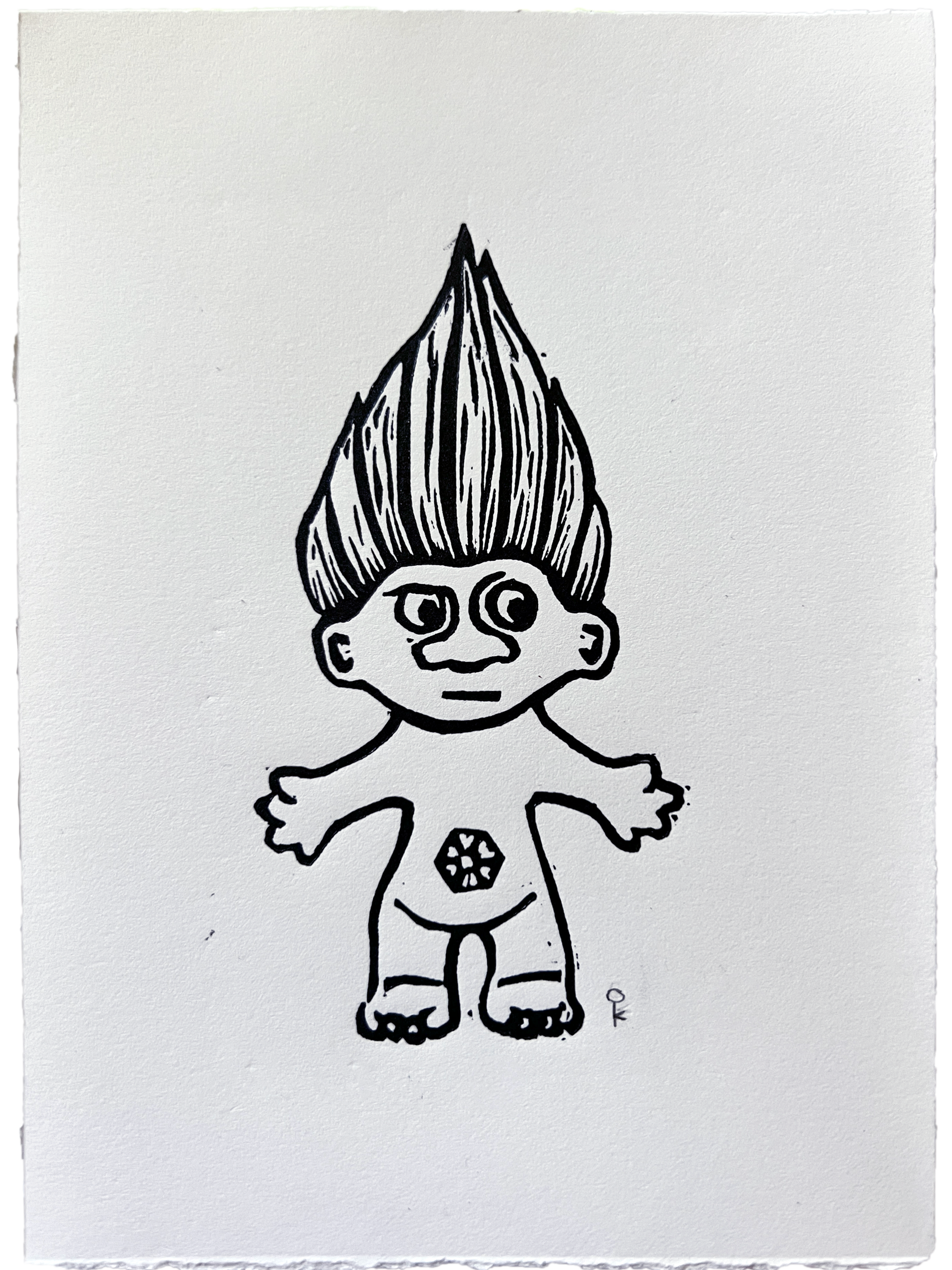 troll doll drawing