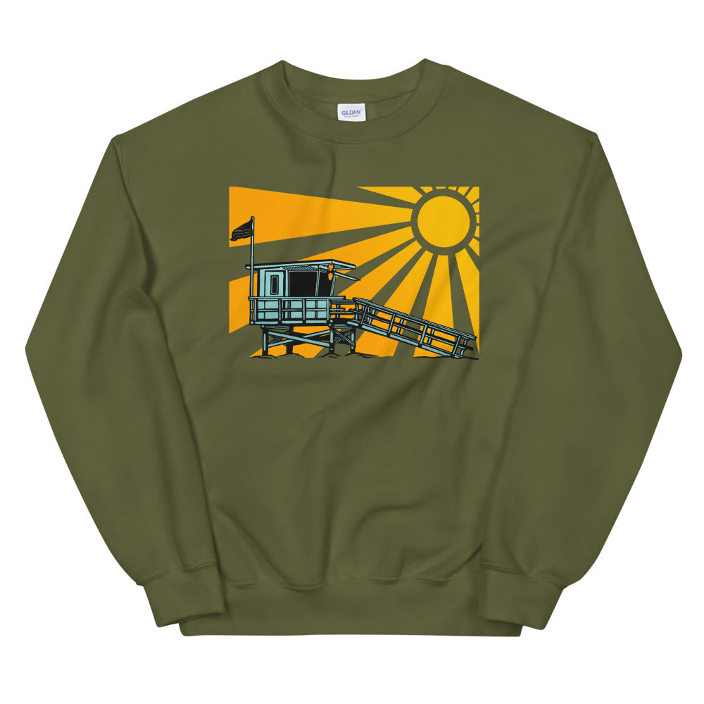 Lifeguard Stand Color Unisex Sweatshirt