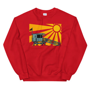 Lifeguard Stand Color Unisex Sweatshirt