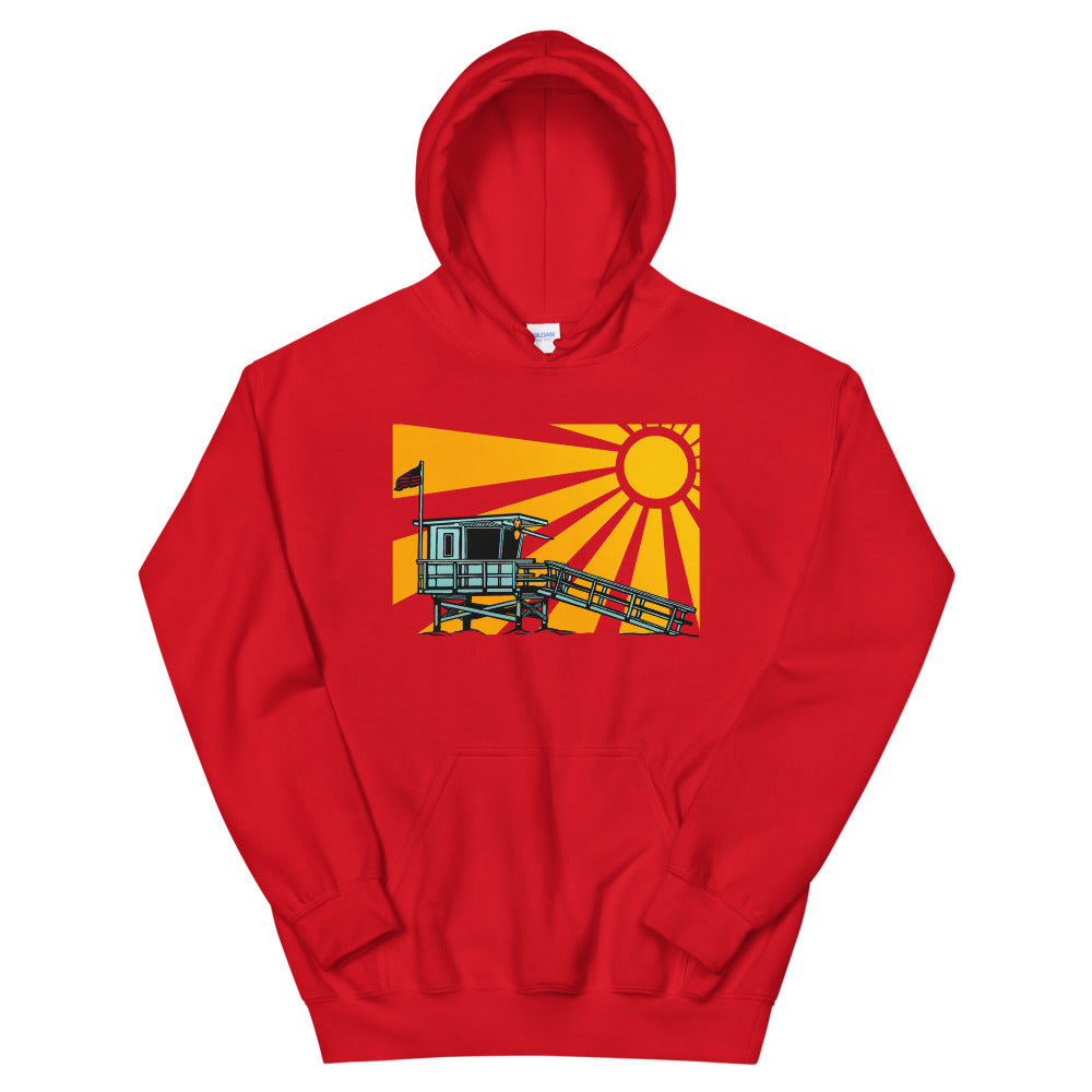 Lifeguard Stand Color Unisex Hoodie